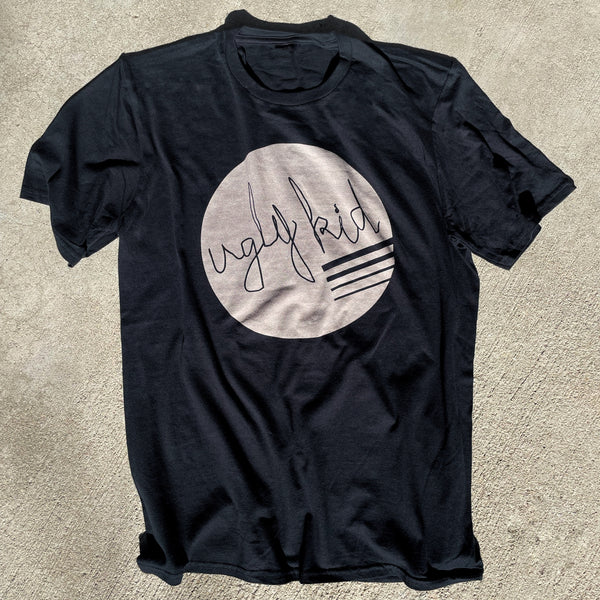 Scribble Tee Black – Ugly Kid Inc